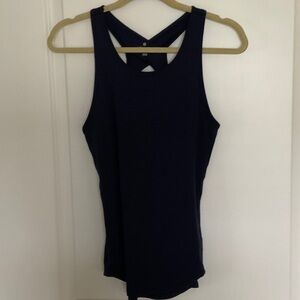 Athleta Dark Blue Cross-Back Tank Top